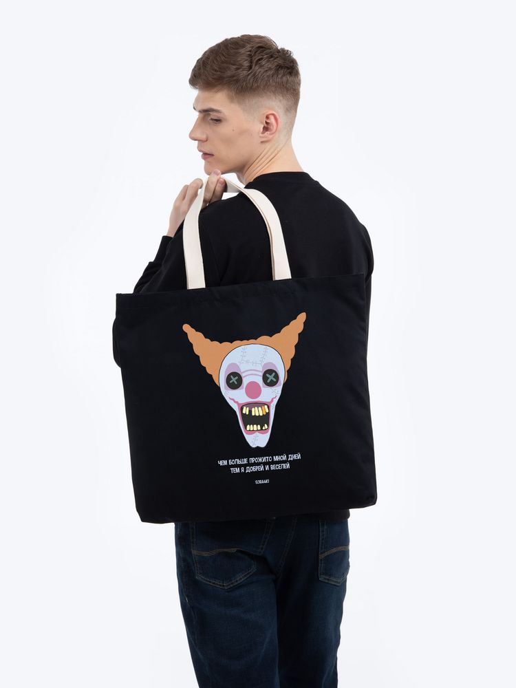 Холщовая сумка «Цирк» с внутренним карманом