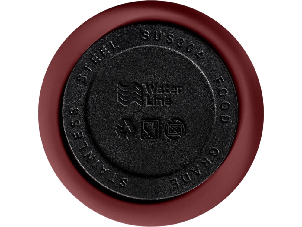 Вакуумная термокружка c кнопкой Guard, soft-touch, 400 мл, тубус