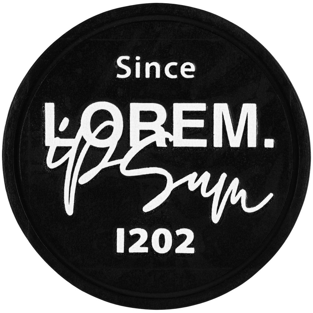 Лейбл из ПВХ Dzeta Round, L