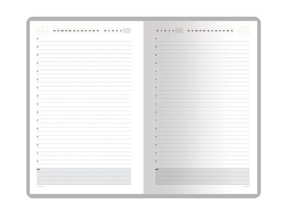 Ежедневник недатированный А5 Mercury