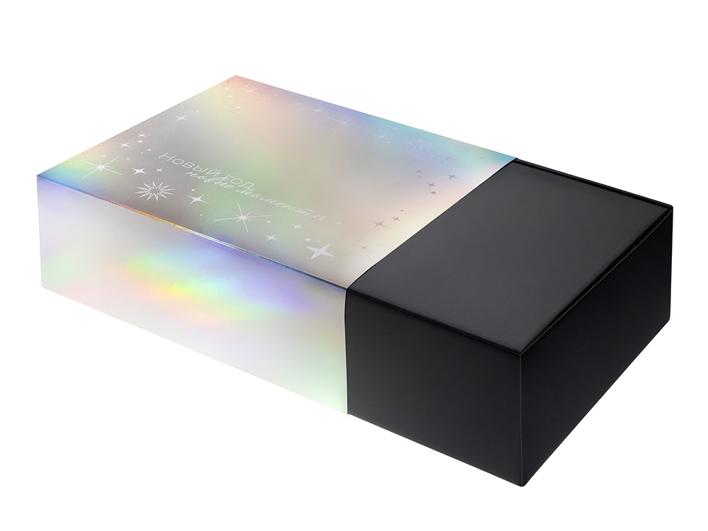 Подарочная коробка с голографическим шубером Aurora, L