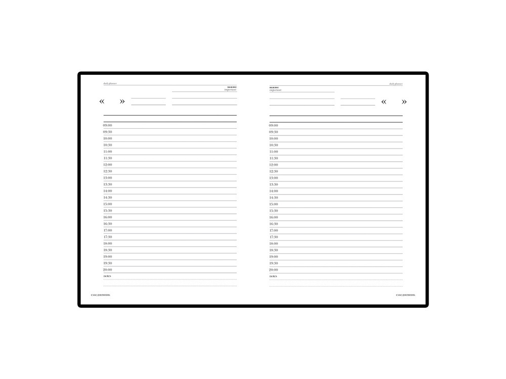 Ежедневник недатированный А6 Бумвинил