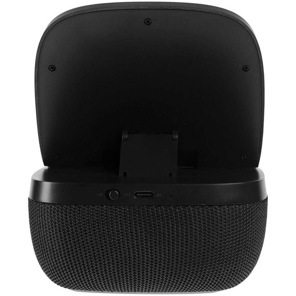 Колонка с беспроводной зарядкой Esca и подсветкой логотипа