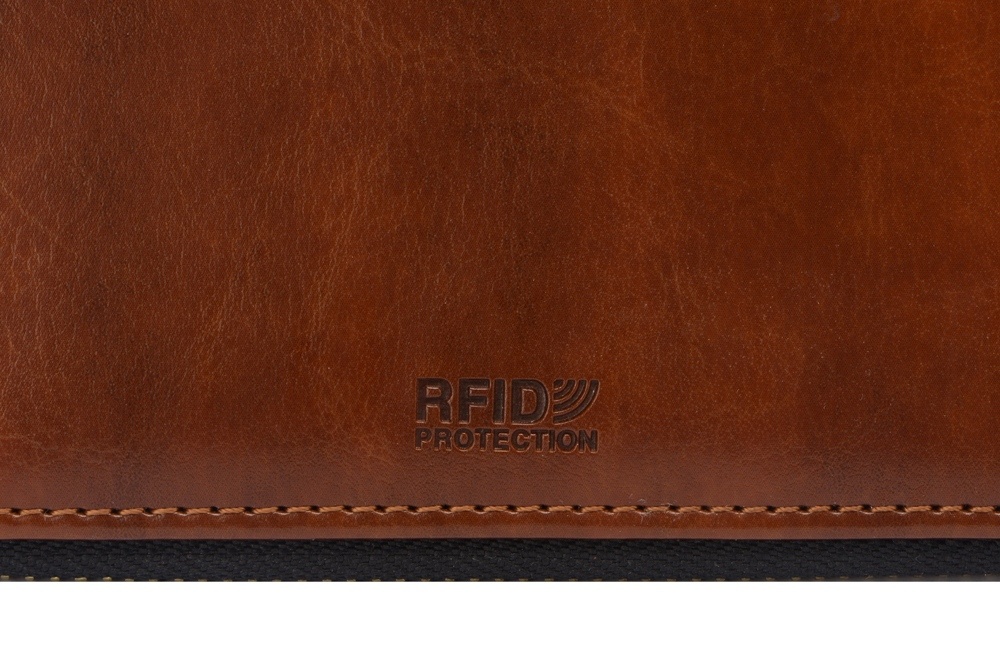 Бизнес-блокнот на молнии А5 Fabrizio с RFID защитой
