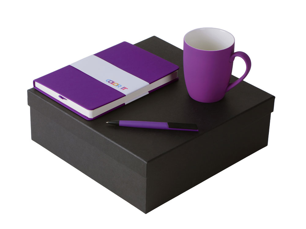 Подарочный набор COLOR IT с блокнотом, ручкой и кружкой