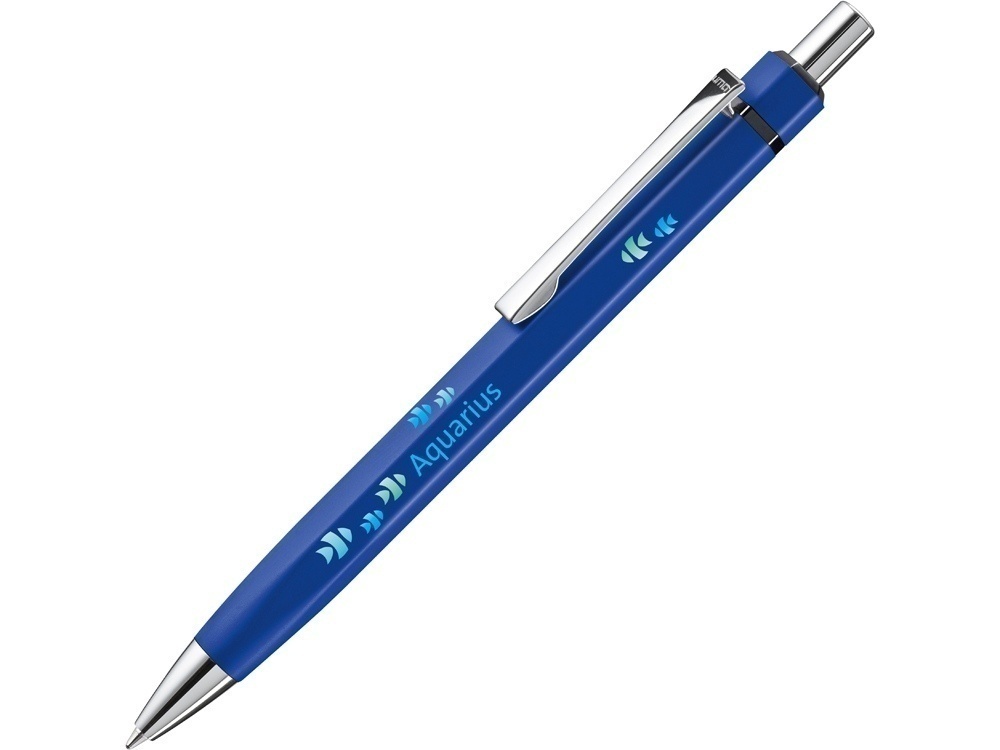 Ручка металлическая шариковая шестигранная Six