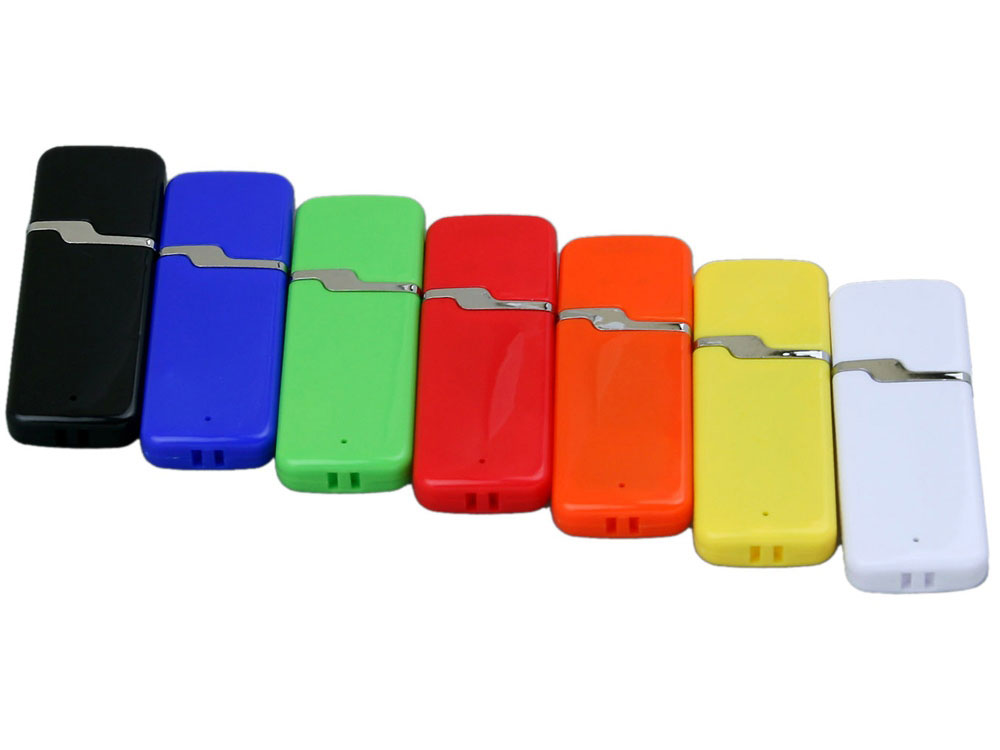 Флеш-накопитель USB 2.0 объемом 8 ГБ с уникальным колпачком