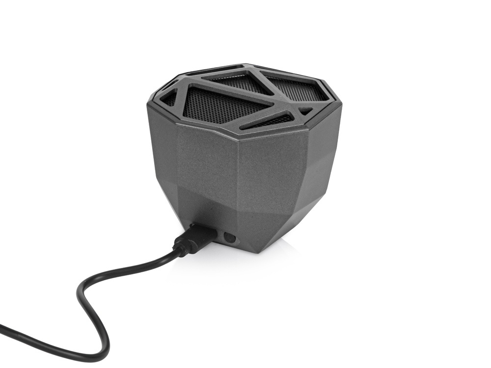 Портативная колонка Geo, синяя подсветка