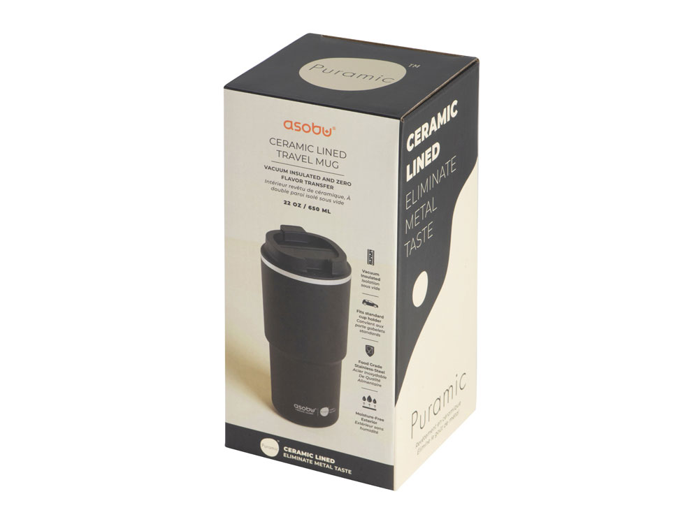 Вакуумная термокружка с керамическим покрытием Pick-Up, 650 мл