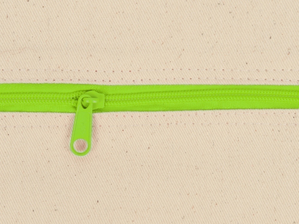 Рюкзак-мешок Lark из хлопка 180 г/м2 с цветной молнией