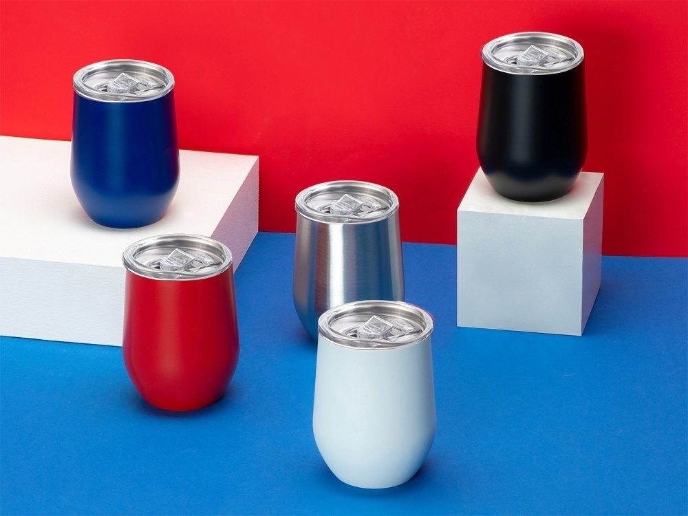 Вакуумная термокружка Sense, непротекаемая крышка, крафтовая упаковка