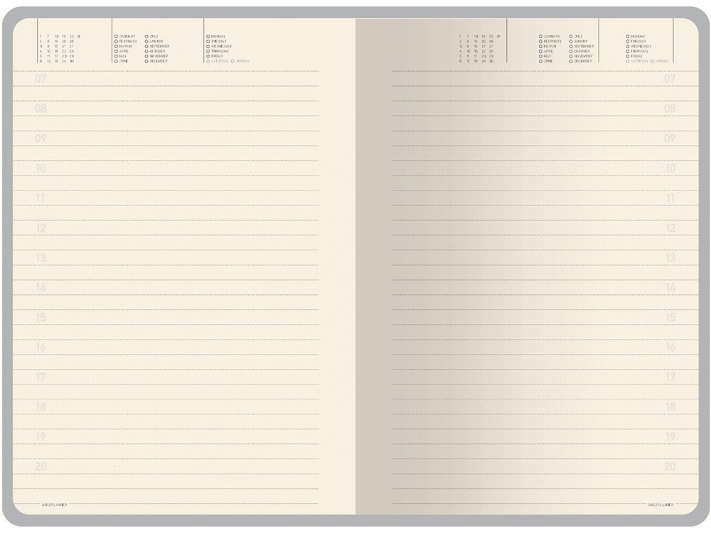 Ежедневник недатированный А5 Megapolis Nebraska