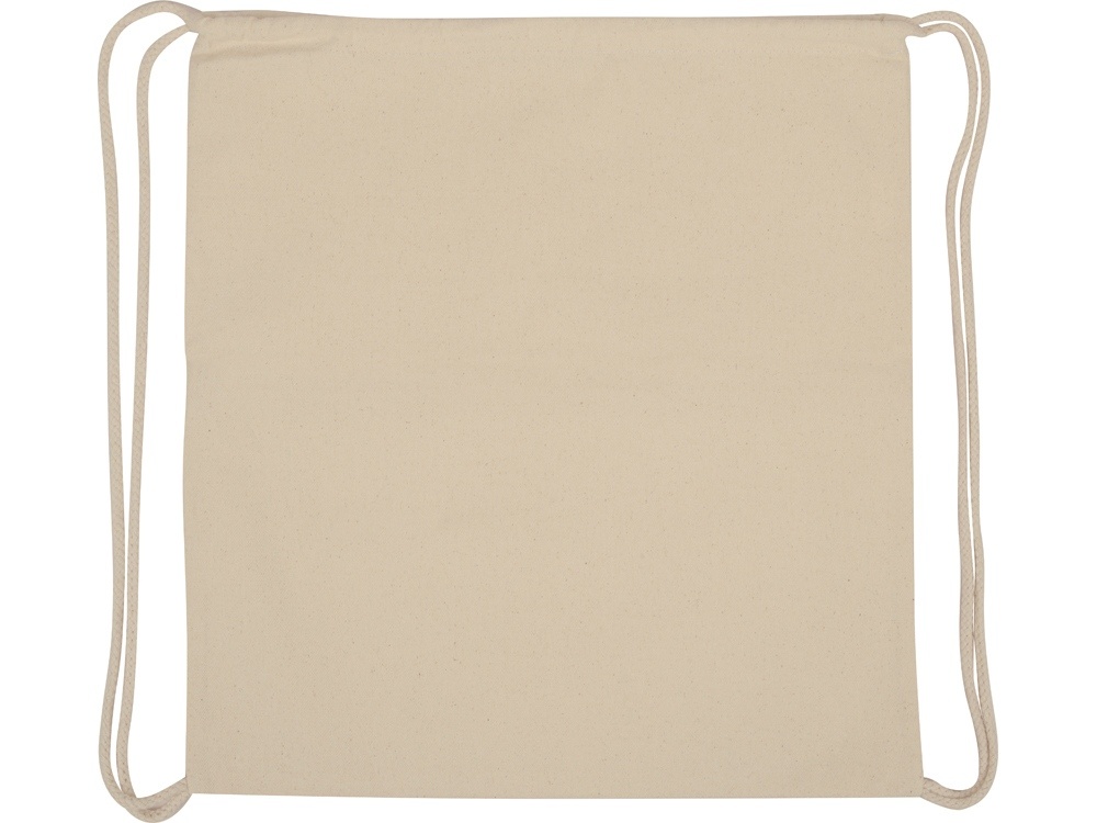 Рюкзак-мешок Lark из хлопка 180 г/м2 с цветной молнией