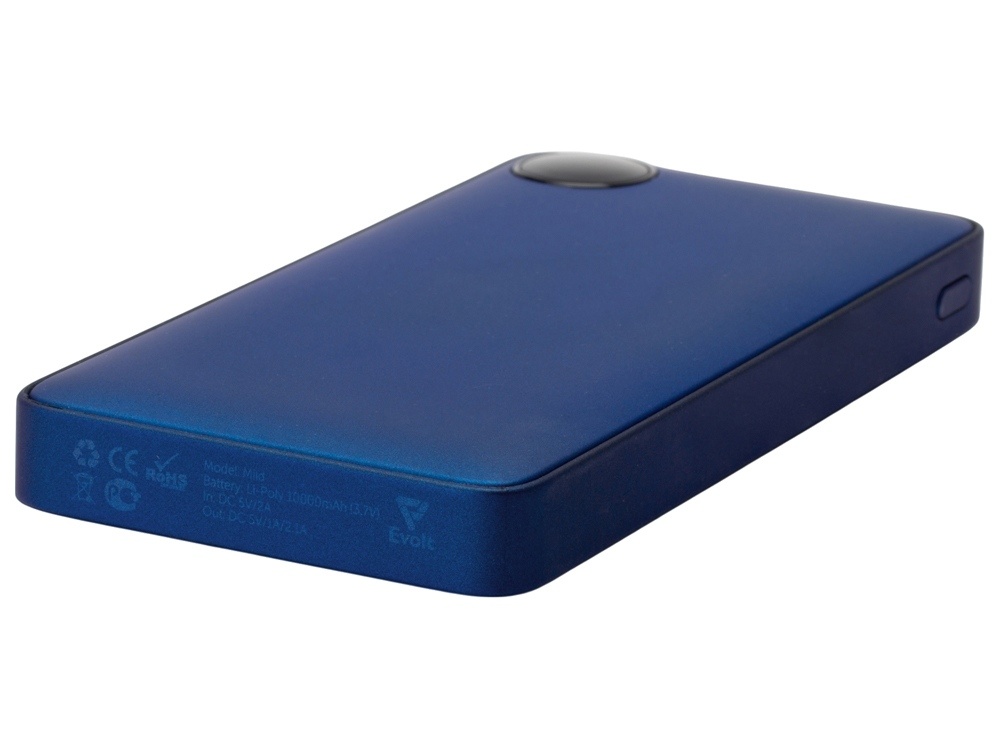 Внешний аккумулятор Mild, металлик soft-touch, 10 000 mAh