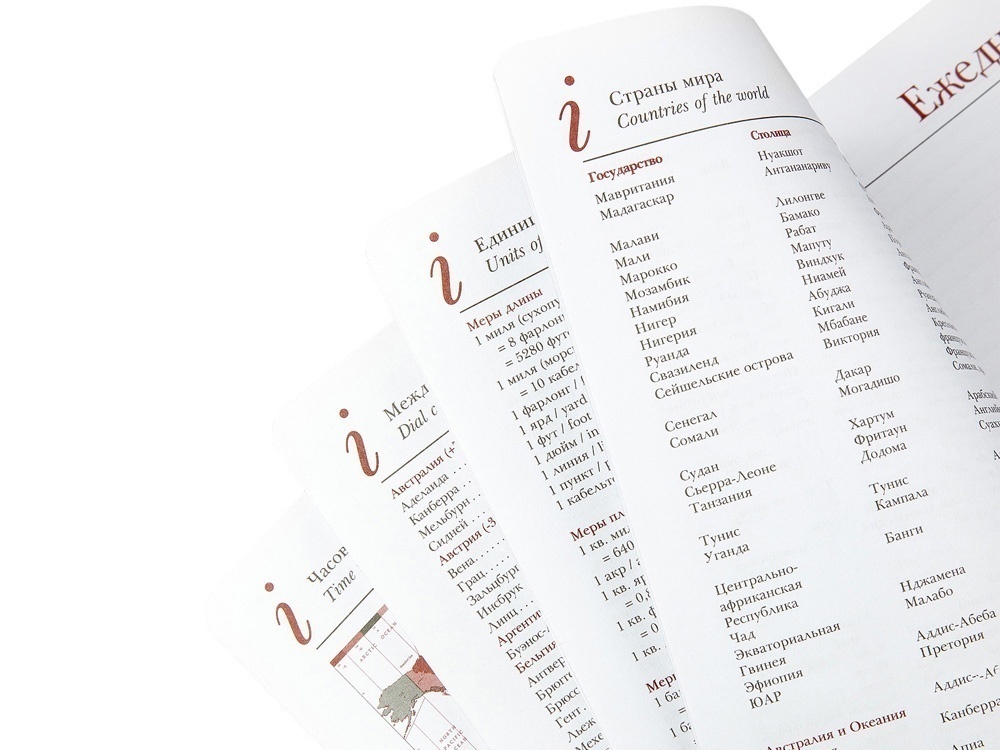 Ежедневник недатированный А5 Sidney Nebraska с серебряным срезом