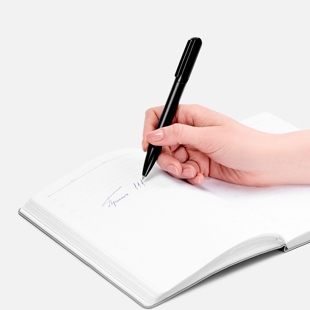 Ручка шариковая Lucenti с подсветкой логотипа, в футляре