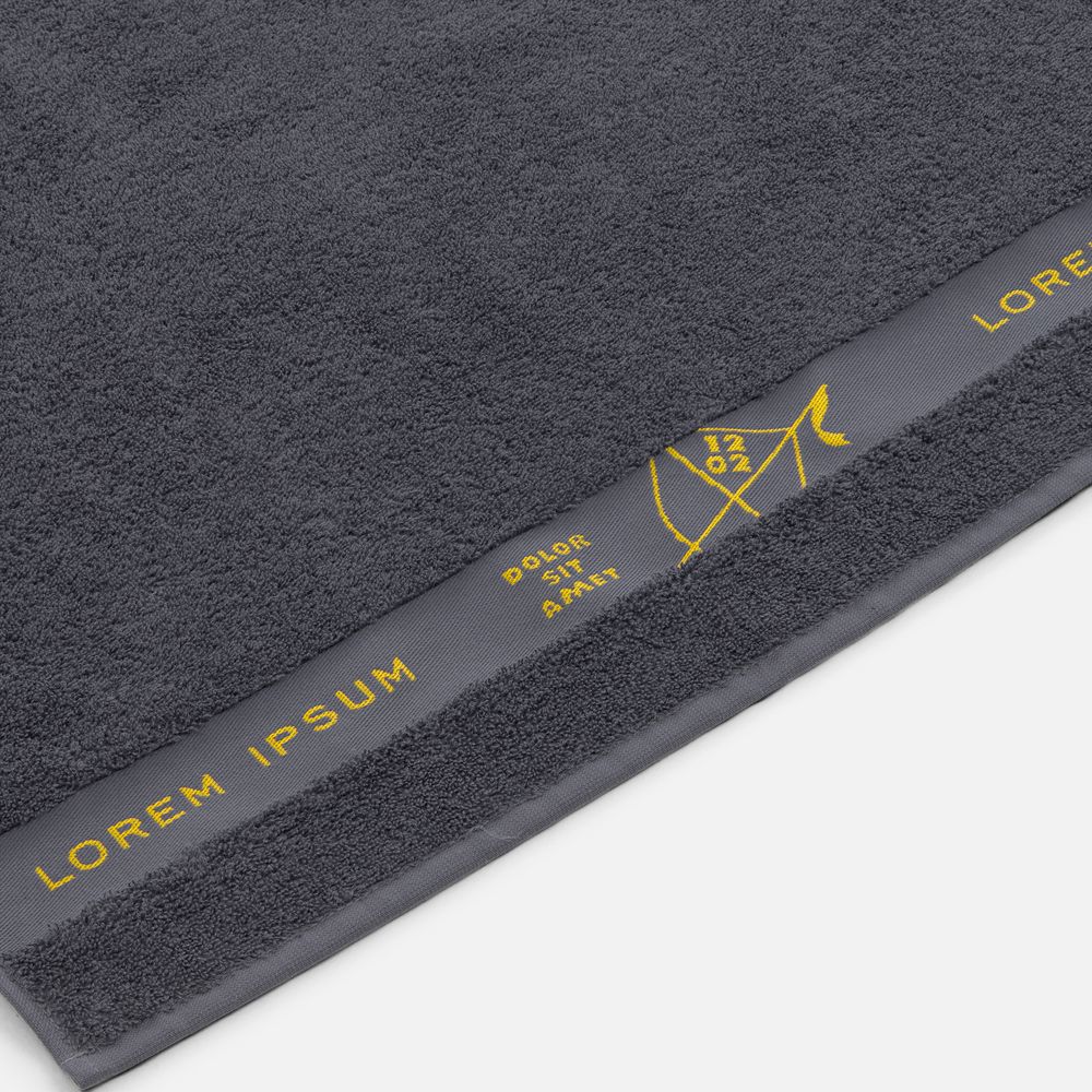 Полотенце на заказ Surpass с логотипом в бордюре