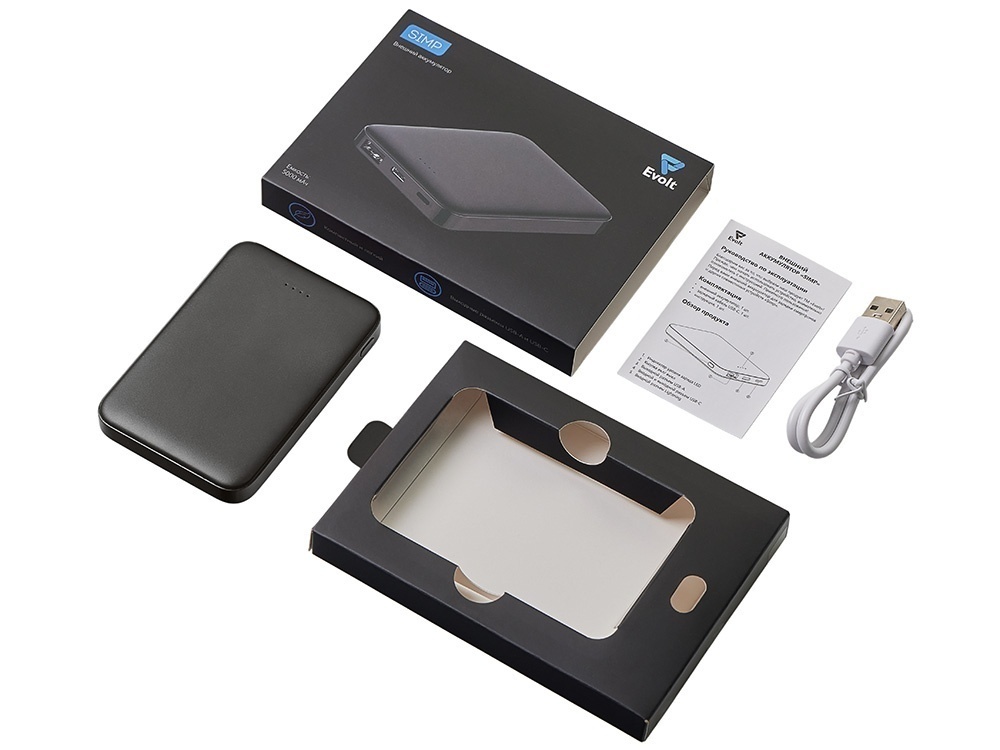 Внешний аккумулятор Simp, 5000 мАч