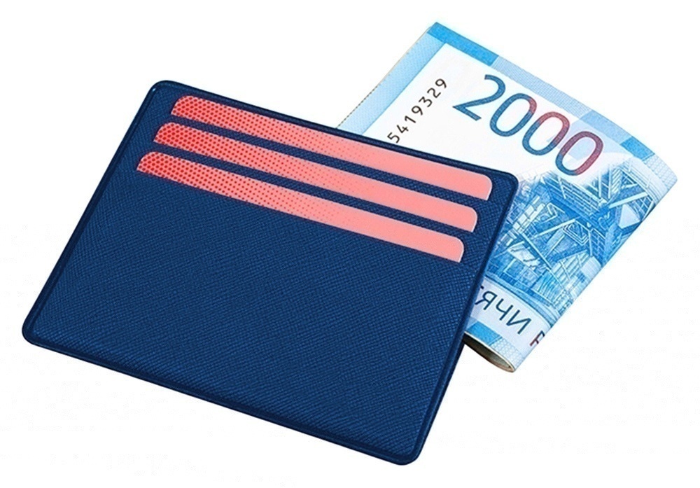 Картхолдер для 6 банковских карт и наличных денег Favor