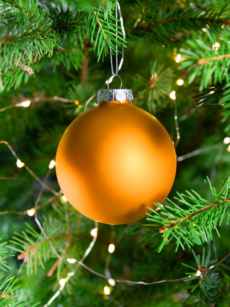 Елочный шар Finery Matt, 8 см