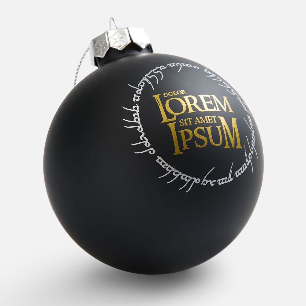 Елочный шар Finery Matt, 10 см