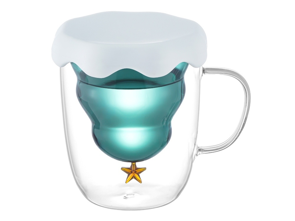 Кружка с двойными стенками с елочкой внутри Winter Wonderland