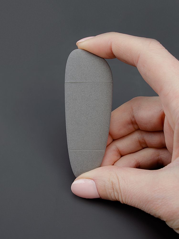 Флешка Pebble Universal, USB 3.0, серая