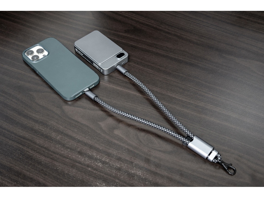 Ремешок-держатель для телефона с зарядным кабелем USB-C - USB-C Lany Wristband Charge Eco