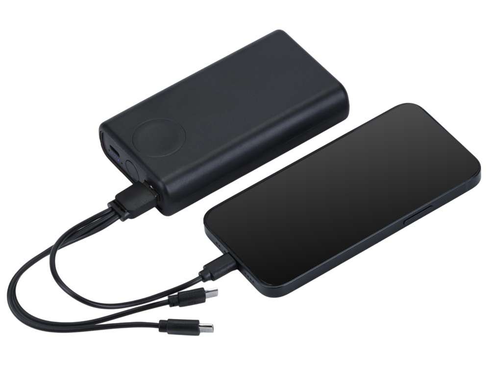 Внешний беспроводной аккумулятор 2-в-1 с функцией зарядки Apple Watch, QC/PD AtomIQ, 10000 мАч