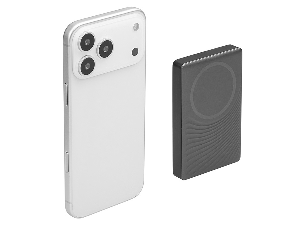 Магнитный беспроводной внешний аккумулятор Сёрф, 10000 мАч