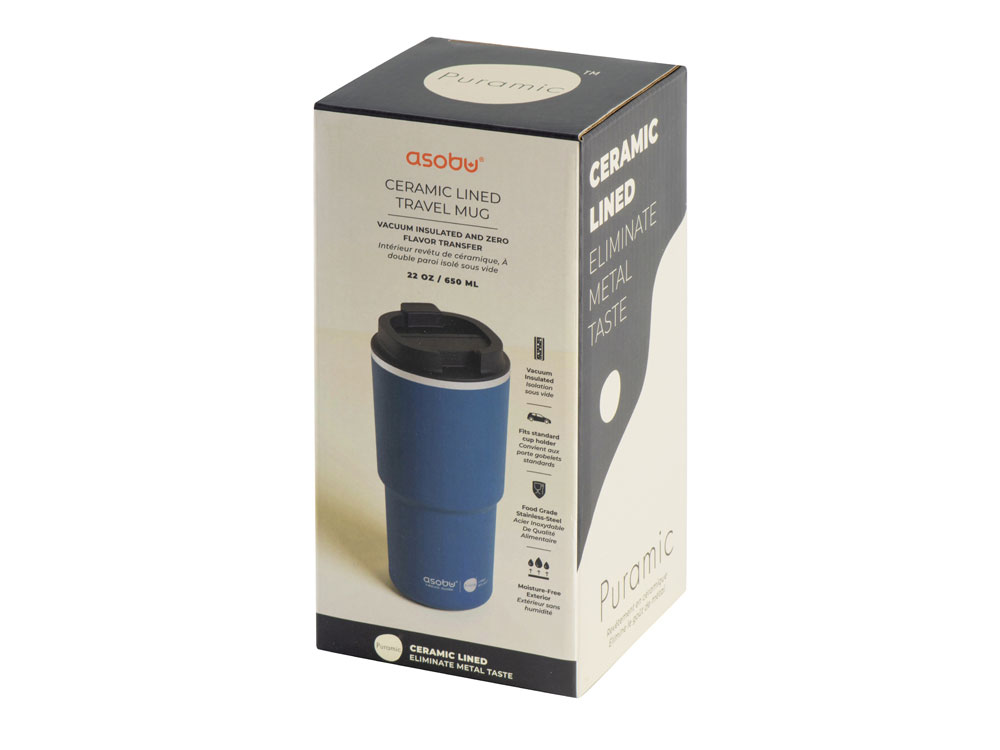 Вакуумная термокружка с керамическим покрытием Pick-Up, 650 мл