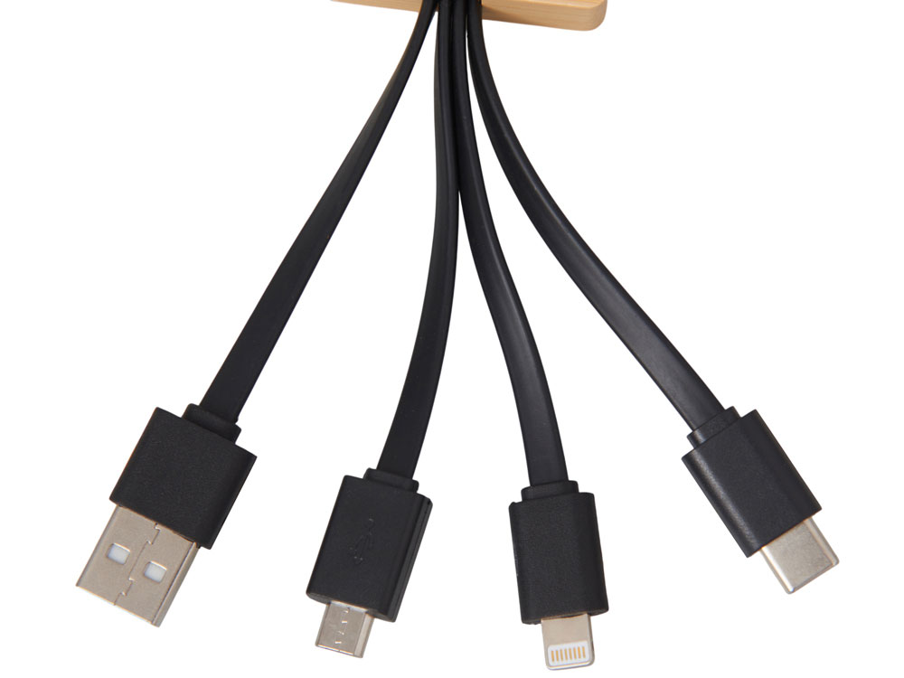 Кабель 3-в-1 с подсветкой лого Reedia S6