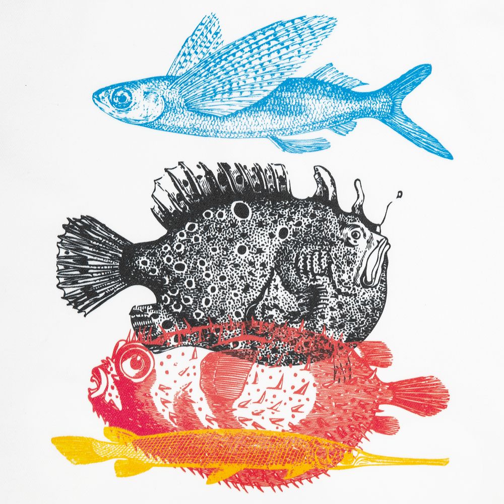 Холщовая сумка «Морские обитатели»