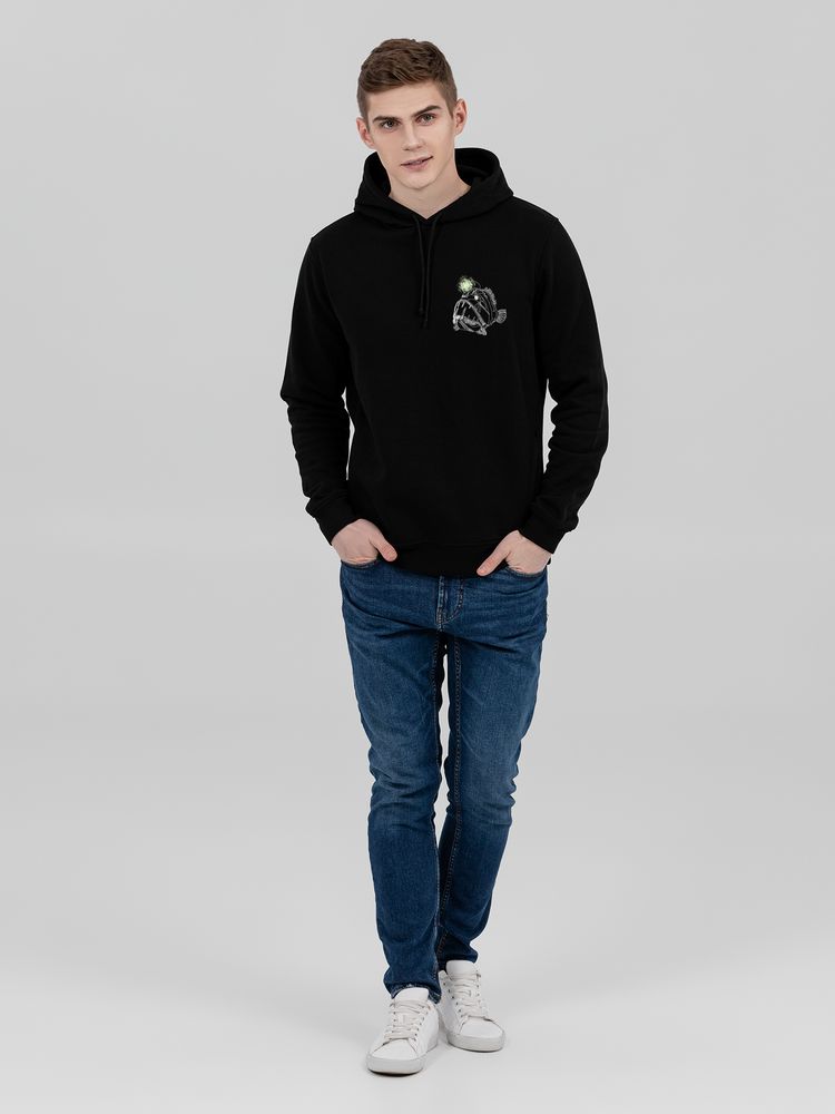 Худи «Морской черт» со светящимся принтом